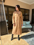 Camel double breasted jacket