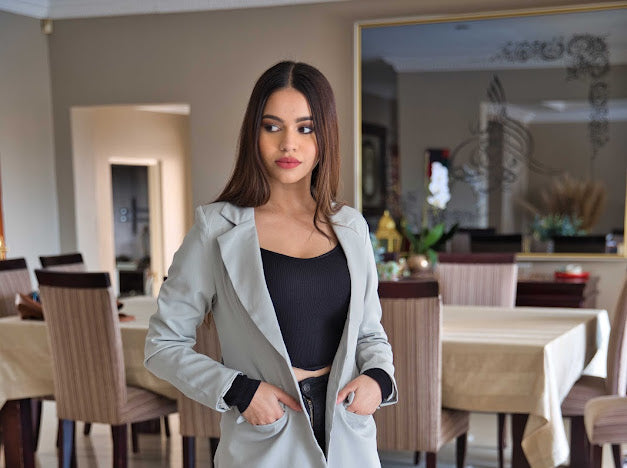 Sage blazer