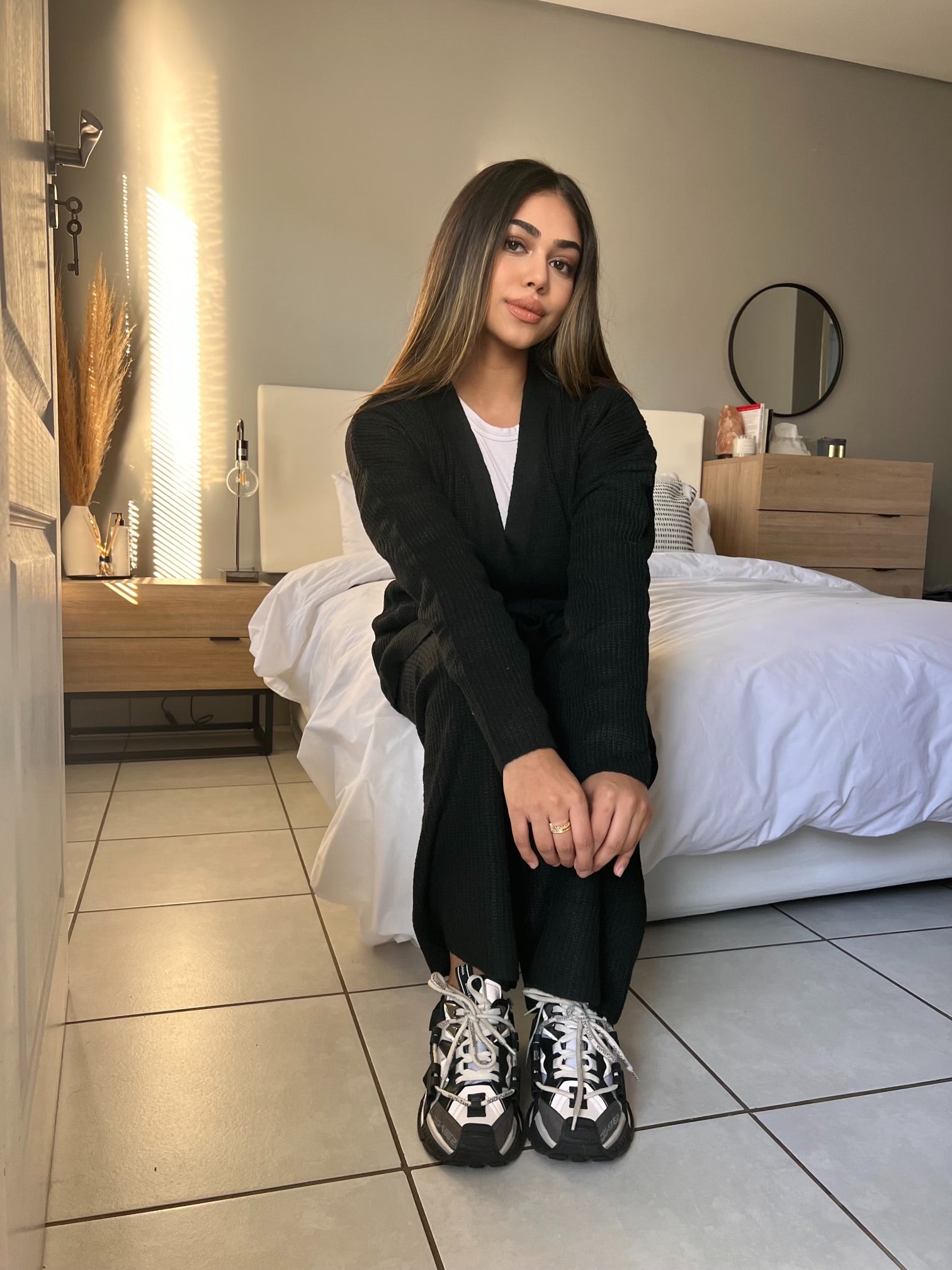 Black jersey set