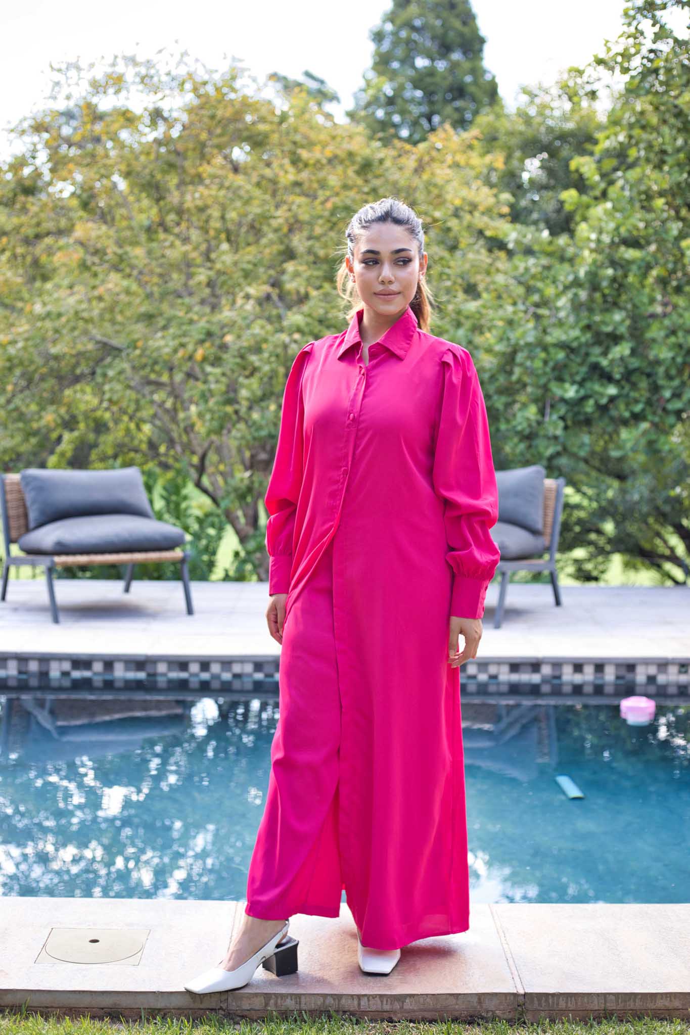 Fuchsia two piece set